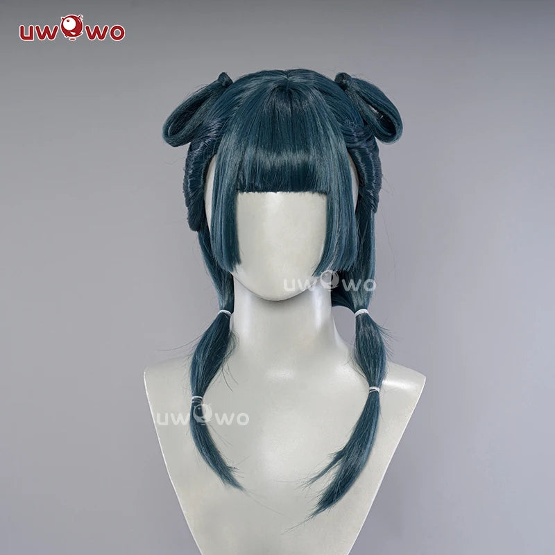 IN STOCK UWOWO Anime Thee Apothecaryy Diariess Maomao Garden Party Hanfuu Cosplay Wig Long Green Hair