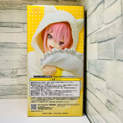 Bandai Fukuya Nakano Ichika Nino Miku Cat Ear Hoodie 19CM PVC Model