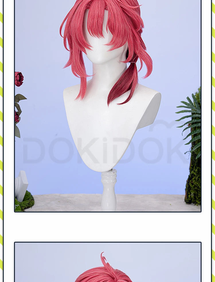 IN STOCK Luuk Hcrsscn Galbrenr Zani Ciaccona Camellya Scar Danjin Youhu Wig Game Wuthering Waves DokiDoki Women Men Wig Free Cap