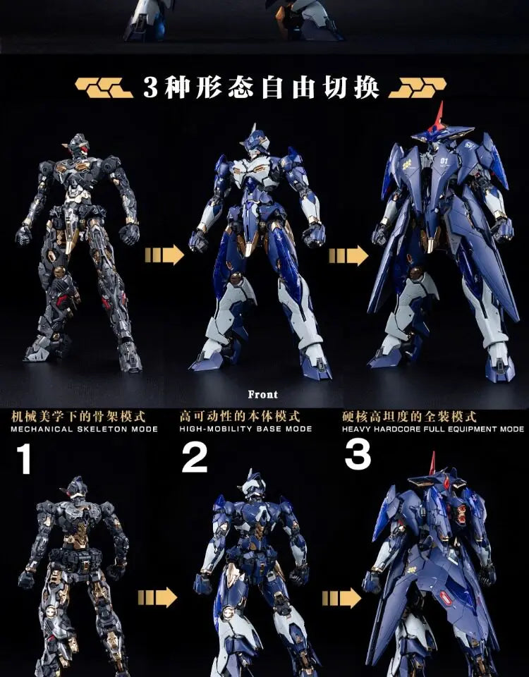 XIAOT Burning Steel Heavy Industry DP Escort Agency Project 01 Ling Yao MG 1/100 Anime Doll Assembly Mecha Model