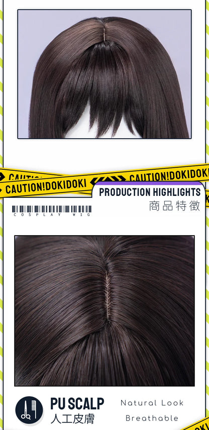 IN STOCK Evernight Cyrene Dan Heng Wig Game Honkai: Star Rail DokiDoki Dan Heng Permansor Terrae Horns Cyrene 120cm Wig