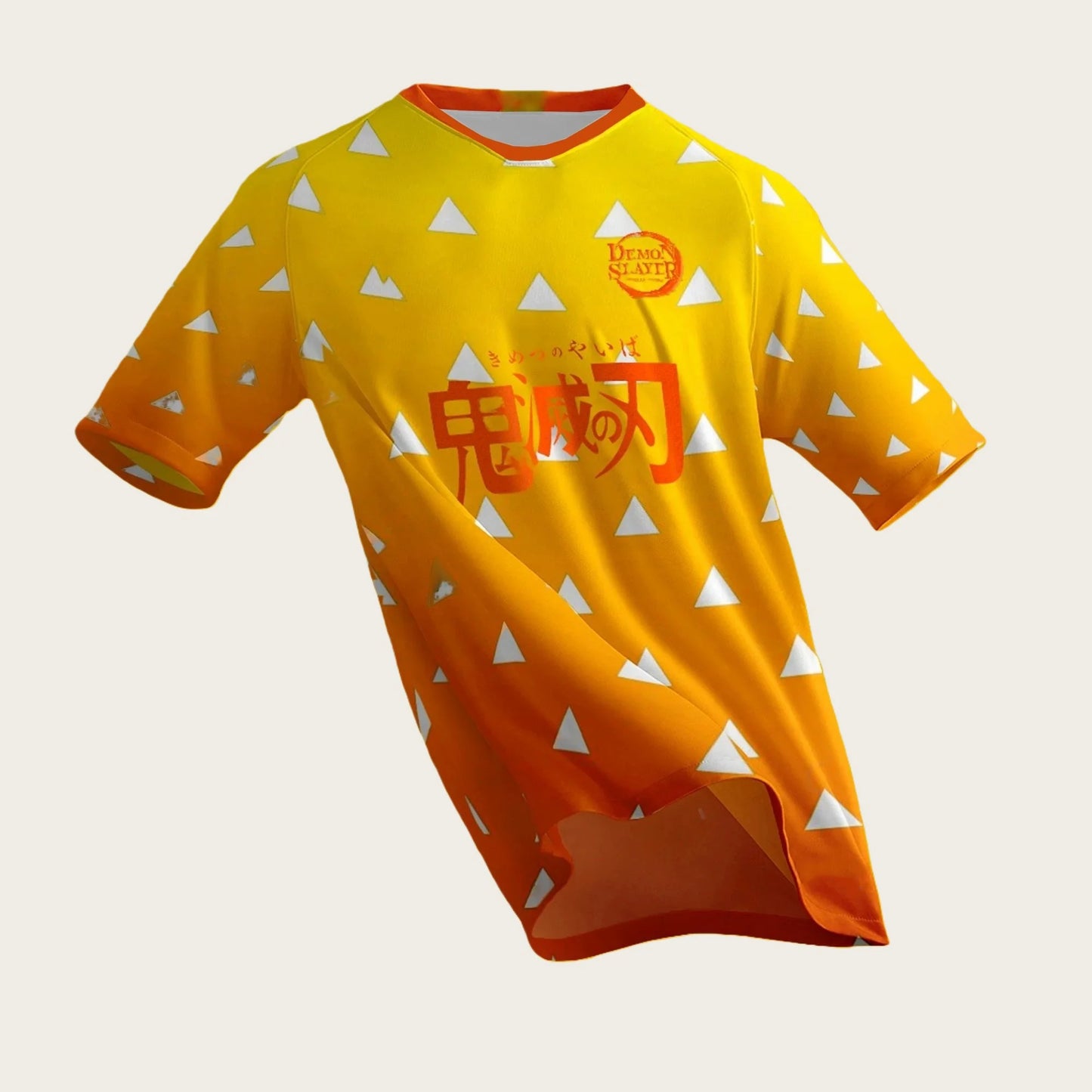 New Football Jerseys Japanese Anime Bandai Demon Slayer Tanjiro Nezuko T-shirt Sporty Street Loose for Men  Children Christmas