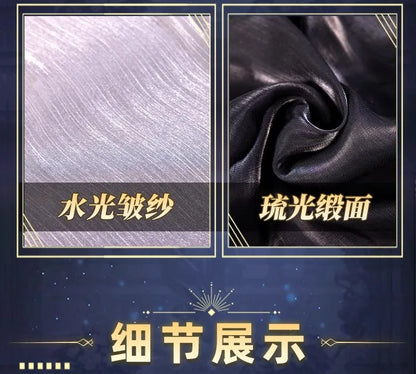 Arknights Aefanyl Logos Cosplay Costume Wig Uniform Earrings Radiant Serenity Ambience Synesthesia Halloween Party for Women Men