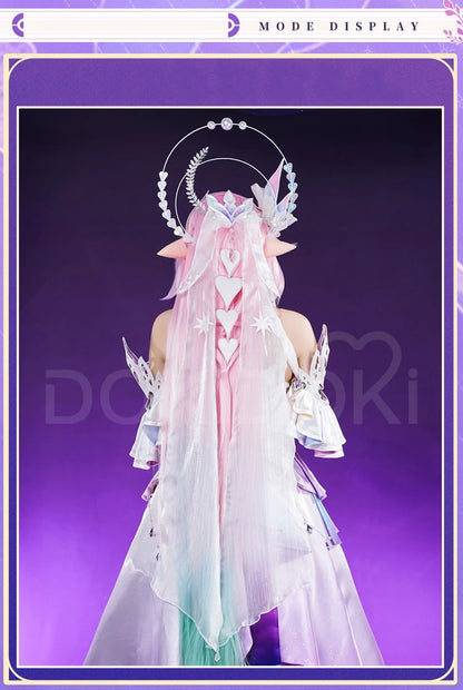 IN STOCK Cyrene Cosplay Costume Game Honkai: Star Rail【S-2XL】DokiDoki-R HSR Cyrene Dress Veil Plus Size