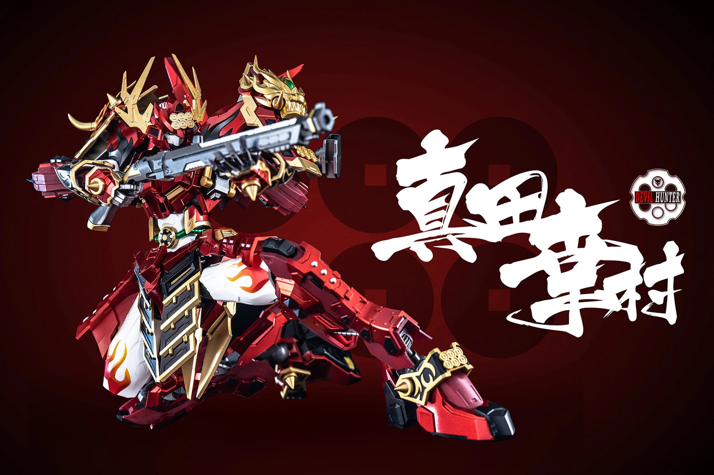 1/100 Date Masamune&Sanada Yukimura Series Alloy Die Casting Frame Action Figure Robot Ninja Assembly Model Desktop Decore Gifts