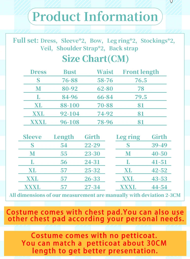 PRE SALE UWOWO Chii Cosplay Anime Chii Wedding Dress Cosplay Costume White Dress Halloween Costume