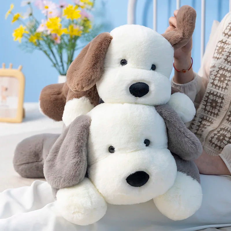 Soft Cute Dog Plushie Stuffed Cartoon Animals Big Ear Puppy Plush Toy Baby Appease Sleep Doll toys for Boy Girl Birthday Gift