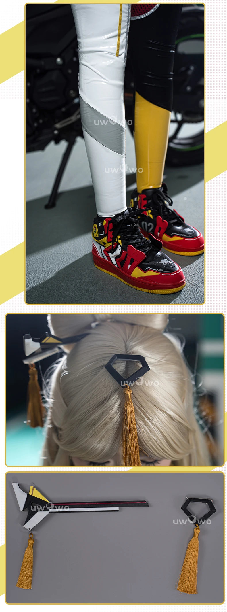 LAST BATCH UWOWO Genshin Impact Fanart Ningguang Auto Racing Suit Cosplay Costume