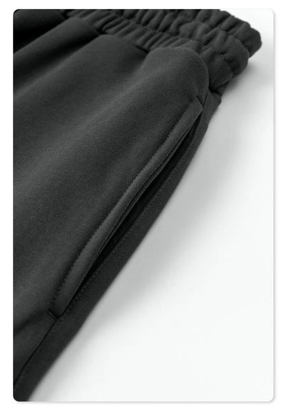 ZODF Trendy Autumn Men 360gsm Solid Straight Pants Unisex Basic Loose Terry Sweatpants Trousers HY0950