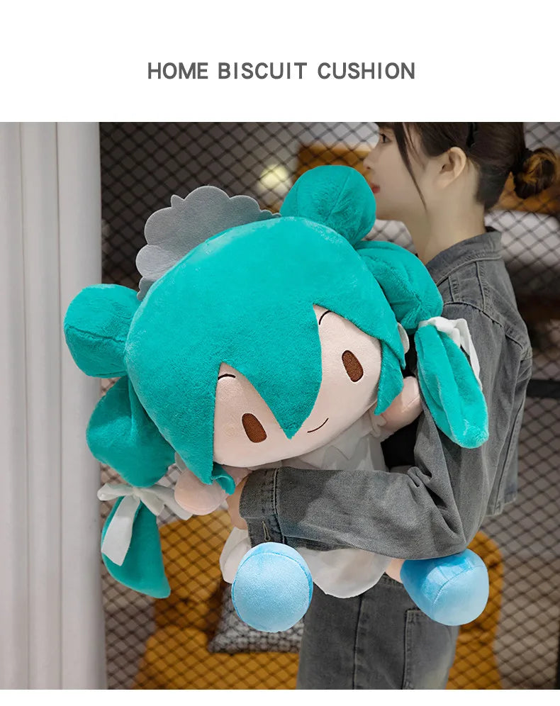 Lovely Hatsune Miku Fufu Plush Toys Preciality Classic Deep Sea Collection SEGA Hatsune Miku Stuffed Doll  Kids Xmas Gifts