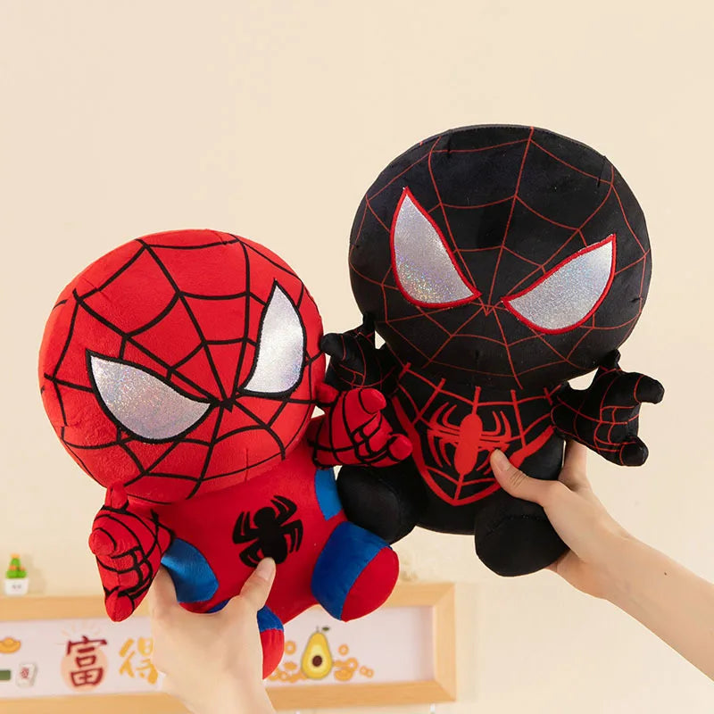 Spider Man Plush Dolls Toys 25/35/45CM Marvel Figure Model Plushies Stuffed Doll Home Room Decor Peluche Pillow Birthday Gifts