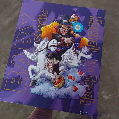 2025 Blackbeard Marshall D Teach Figures Manga One Piece Anime Figure Black Beard Gk Statue Model Collection Room Ornament Gift