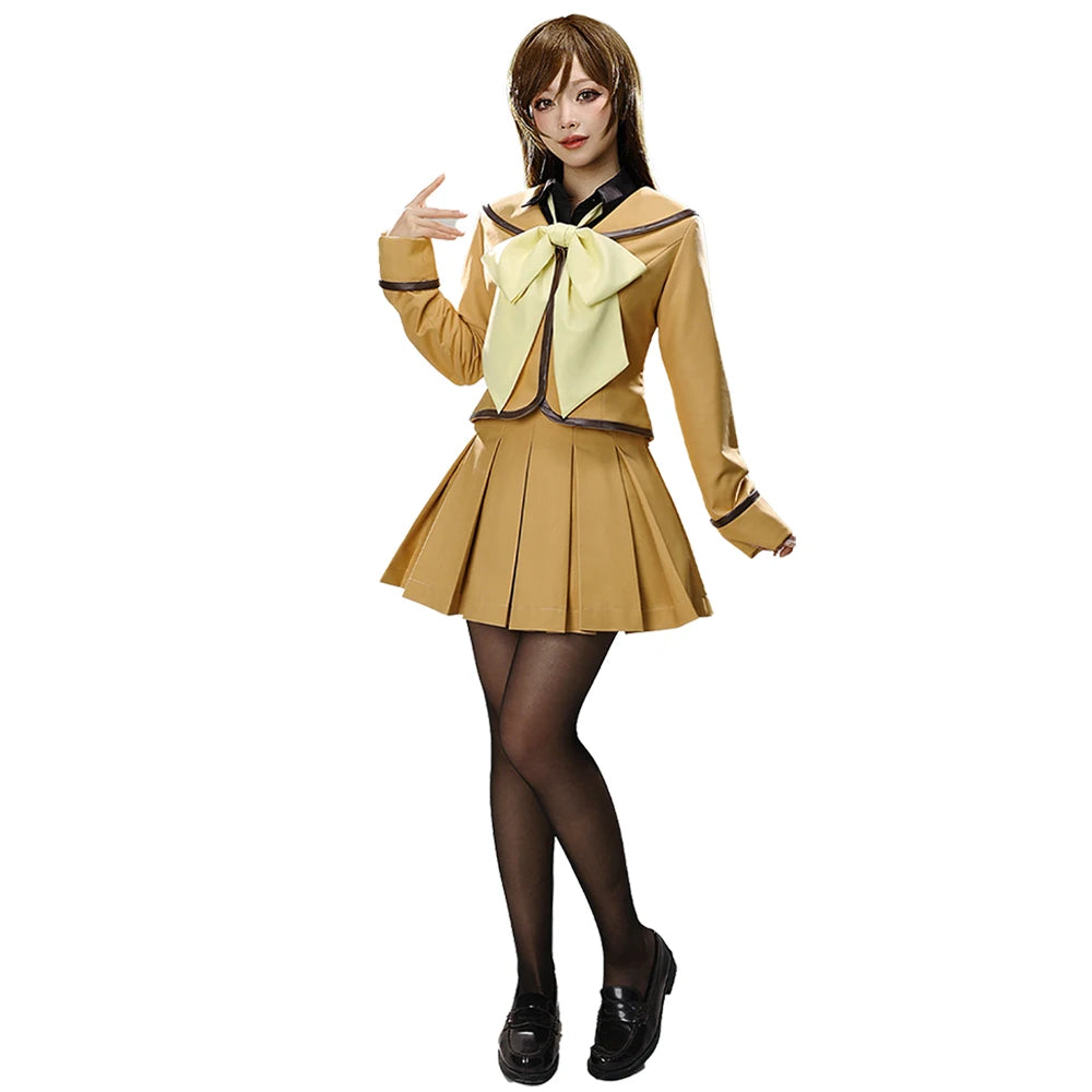 IN STOCK Momozono Nanamii Costume Anime Cosplay DokiDoki-R Women Cute School Uniform Cosutme Momozono Nanamii Cosplay
