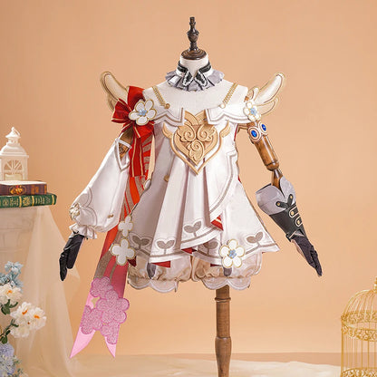 Honkai Star Rail Tribbie Cosplay Costume Wig Dress Uniform Headwear Wings Game Props Halloween Party for Women Girls Carnival