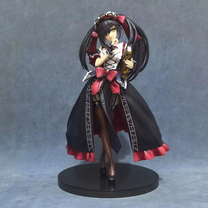 Date A Live Tokisaki Kurumi Shiguretei Nightmare Dress Standing Pose Anime Figure Boxed Collectible Model Decoration Ornament