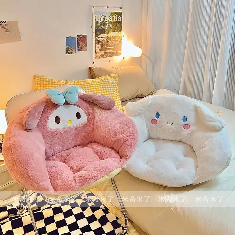 Comfortable Pochacco Sitting Cushion My Melody Kuromi Cartoon Seat Cushion Chair Japanese Style Back Cushion Sofa Bed