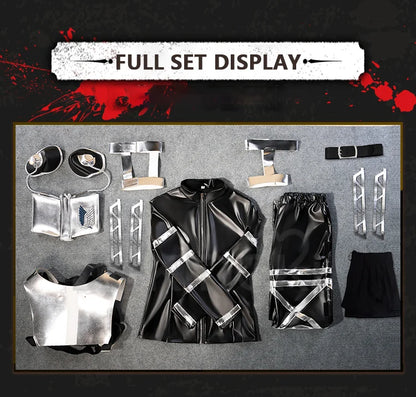 IN STOCK Levii Mikasaa Erenn Cosplay Costume Anime【S-2XL】DokiDoki-R Women Men Leather Battle Uniform Plus size