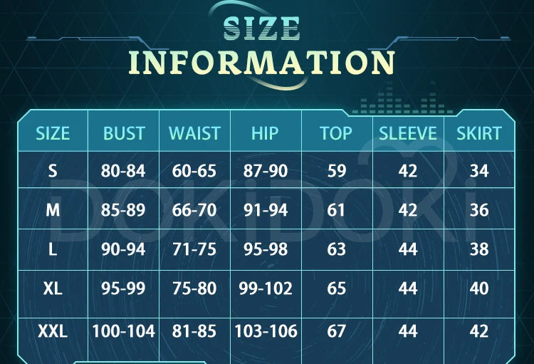 IN STOCK MIKUU Cosplay Costume Game Cosplay DokiDoki-R【S-2XL】Mikku Cosplay Women Cute Costume MIKUU LED Costume Plus Size