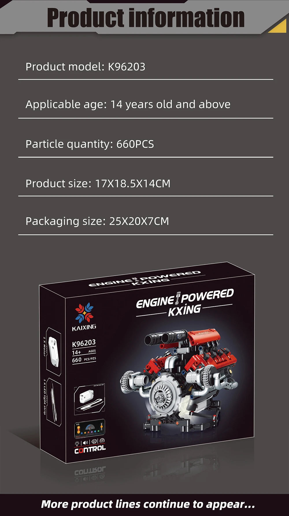 NEW Creative V8 Engine Model Set Building Block Technical Cars With LED Light Assembly Bricks Toys Decor Kids Christmas Gifts