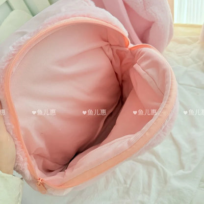 Sanrio My Melody Backpack Coin Purse My Sweet Piano Casual Schoolbag Large Capacity Girly Plush Bag Traveling Bag Girl Student