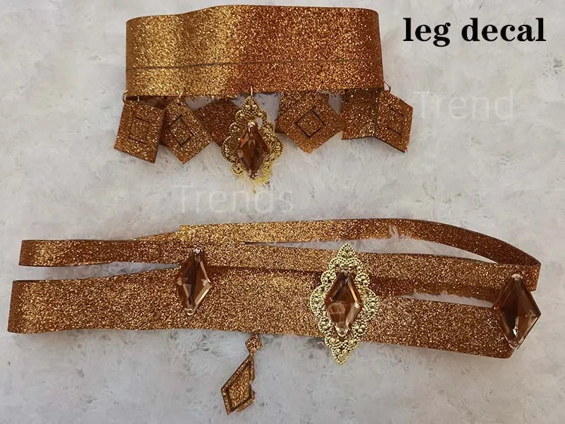 Genshin Impact Layla Cosplay Costume Set Adult Cotton Polyester