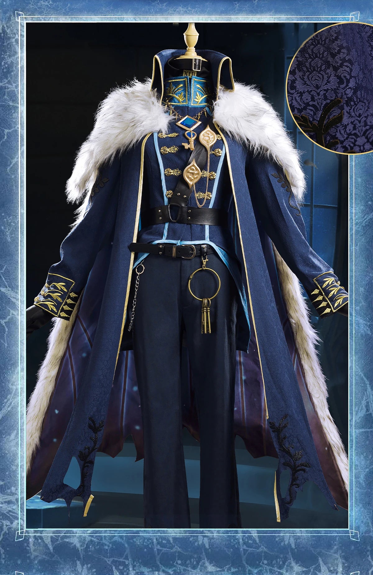 UWOWO Collab Series Game Identity V Prison Warden Hermit Alva Lorenz Cosplay Costume