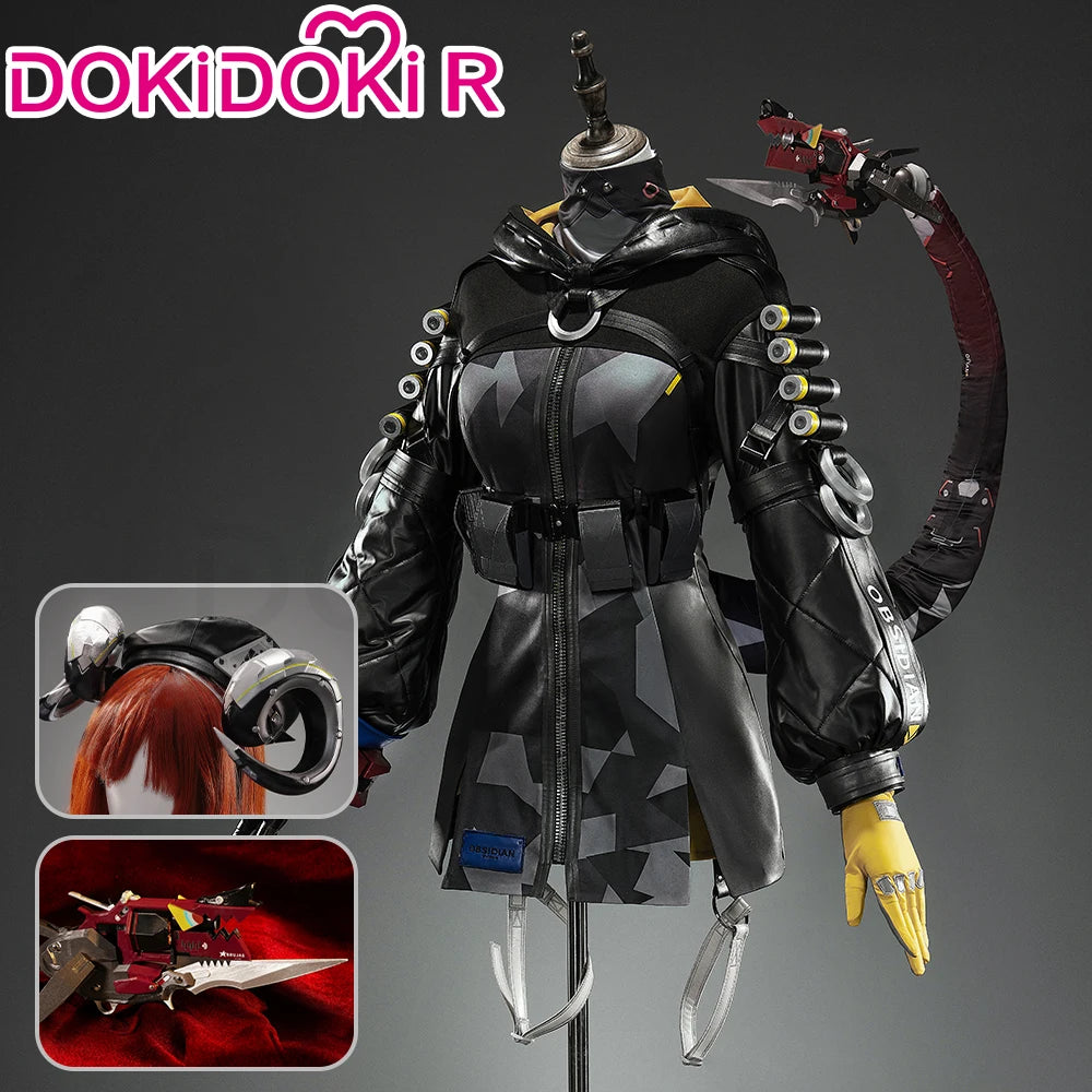IN STOCK Orphie Cosplay Costume Game Zenless Zone Zero DokiDoki-R Women Costume ZZZ Orphie Cosplay Tail Halloween