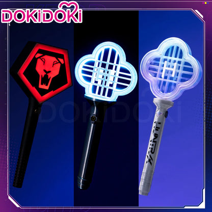 【Last Batch】IN STOCK Rumii Cosplay Props LED Luminous Fan Light Stick DokiDoki Zoeyy Abbyy Mysteryy Cosplay Accessories