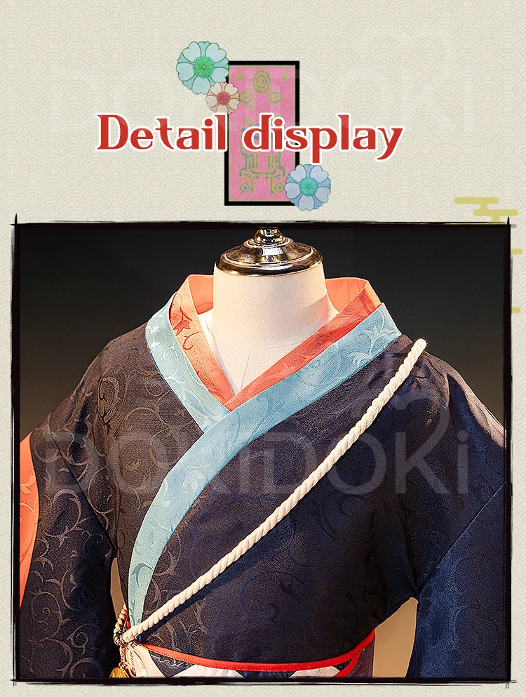 IN STOCK Kusuriuri Cosplay Costume Anime Mononoke【S-3XL】DokiDoki-R Men Kimono Costume Kusuriuri Cosplay Halloween