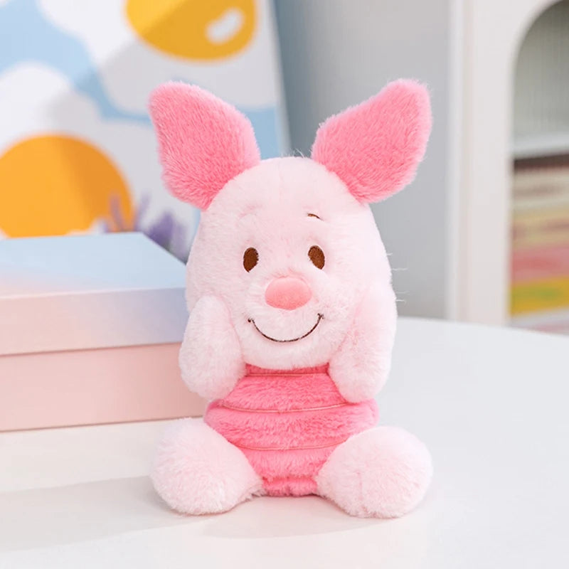 Disney Original Lovely Tigger Eeyore Plush Toy With Magnet Stuffed Shy Pooh Bear Piglet Doll Soft Anime Plushies Birthday Gifts