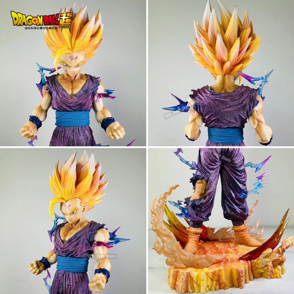 Hot Dragon Ball Z Anime Figure Son Gohan Action Figurine Super Saiyan 2 Cell Game Children Toys Son Goku  Gift