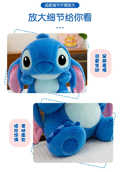 30/40/60cm Big Size Stitch Disney Anime Plush Stuffed Doll Kawaii Room Decoration Plushies Pillow Ornaments Holiday Gifts
