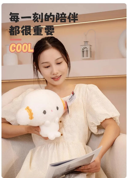 Genuine Sanrio New Kawaii Cute Cogimyun Kogimyun Plush Keychain Stuffed Plush Toy Small Pendant Keyring Birthday Gifts For Girls