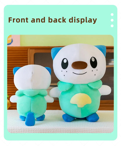 35/80cm Oshawott Pokemon Plush Toys Large Anime Doll Cute Pillow Cartoon Samurot Pokémon Plushie Stuffed Gift for Kids Christmas