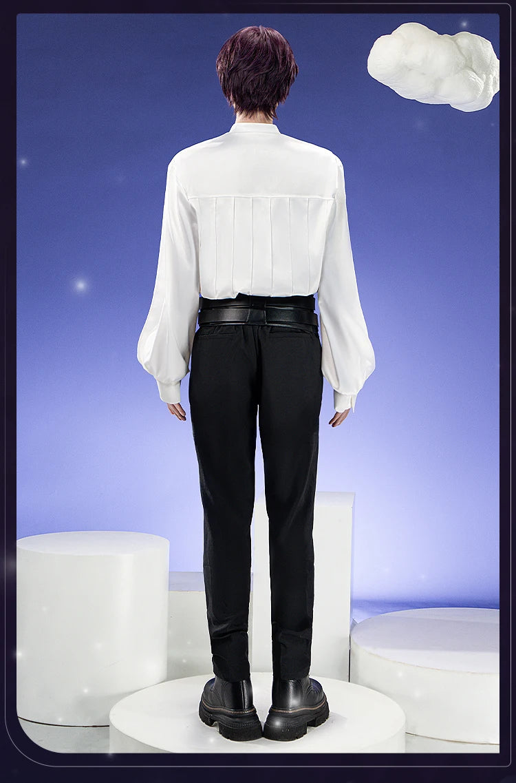 IN STOCK Rafayel Cosplay Costume Game Love and Deepspace【S-3XL】DokiDoki-SR White Sand Phantom Qiyu Rafayel Plus Size