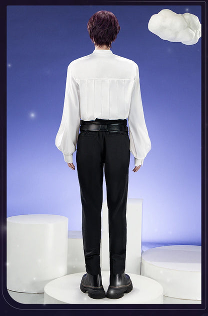 IN STOCK Rafayel Cosplay Costume Game Love and Deepspace【S-3XL】DokiDoki-SR White Sand Phantom Qiyu Rafayel Plus Size