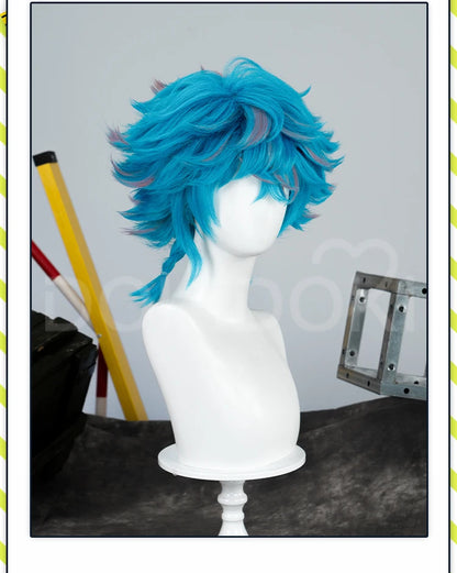 Ishaa Ekkoo Maddiee Aniviaa LeBlancc Cosplay Wig Game Anime DokiDoki Women Men Short Hair Ishaa Cosplay Free Wig Cap
