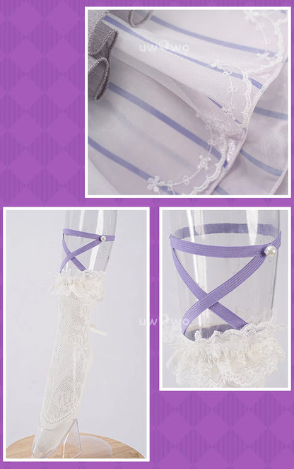 UWOWO Herta Cosplay Game Honkai Star Rail Fanart The Herta Lolita-Style Gown Cosplay Costume Halloween Costume