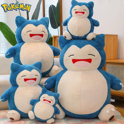 85/100CM Big Size Snorlax Plushie Pokemon Cartoon Anime Peluche Kawaii Stuffed Cushion Comfortable Soft Doll Children Toy Gift