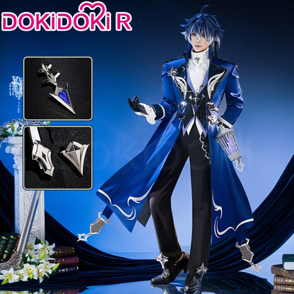 Flins Cosplay Costume Game Genshin Impact【S-3XL】DokiDoki-R Kyrll Chudomirovich Flins FES Costume Plus Size