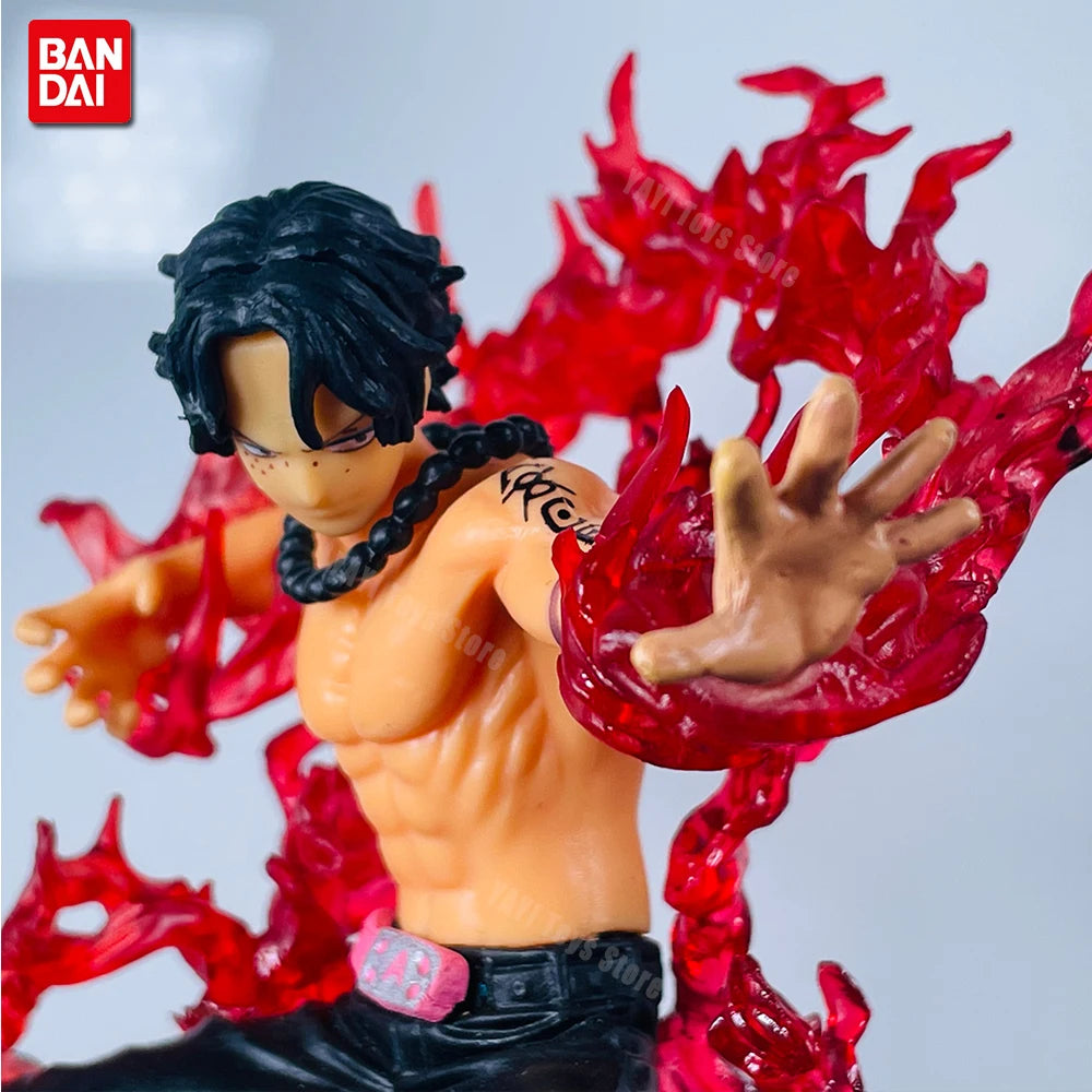 New One Piece Anime Figure Fire Fist Luffy Ace Sanji Battle Model Dolls PVC sabo Action Figurine Zoro Ghost Three-Knife Toys