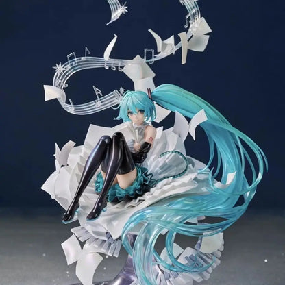 35cm anime doll Hatsune Miku Action Figures Japanese model decoration anime GK beautiful girl sculpture peripheral gifts toy