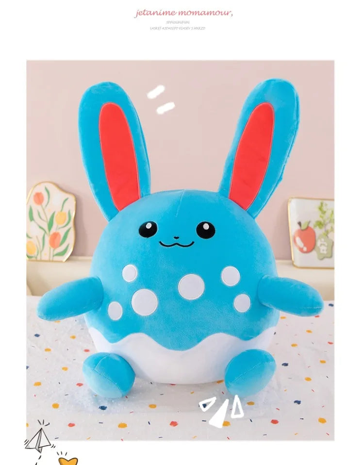 35/50/70CM Big Size Pokemon Azumarill Plushies Cartoon Anime Plush Pillow Soft Doll Kawaii Stuffed Plushie Give Gift To Children