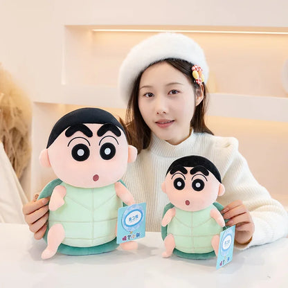 40cm Penguins Crayon Shin Chan Plush Toy Kawaii Tortoise Shin Chan Plushies Soothing Doll Cartoon Japanese Style Doll Gifts Gir