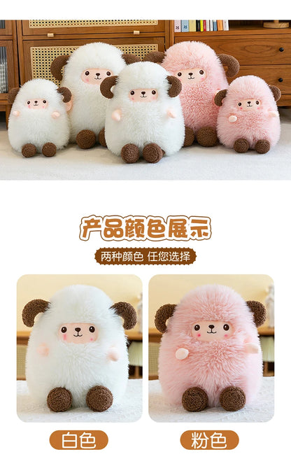 Sheep Doll Plush Toy Cute Sheep Soft Stuffed Animal Sleeping Pillow Cushion Christmas Gifts for Kids and Girls