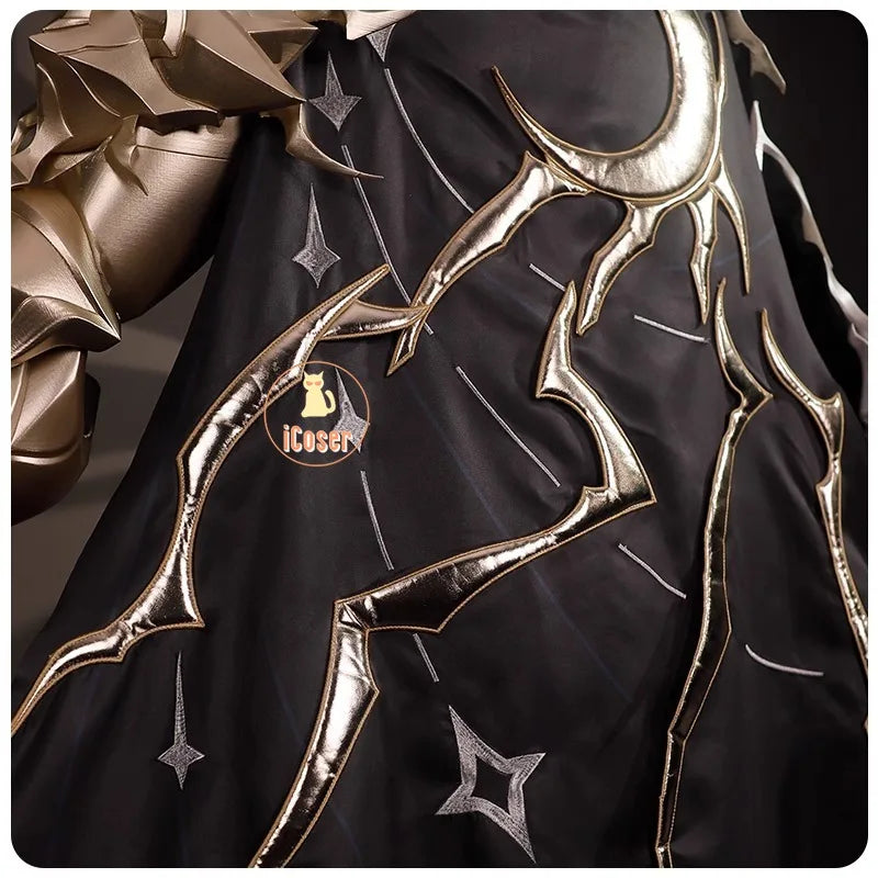 iCoser Honkai Star Rail Flame Reaver Cosplay Costume Uniform Cloak Ember Raider Mask Festival Halloween Party for Women Girls