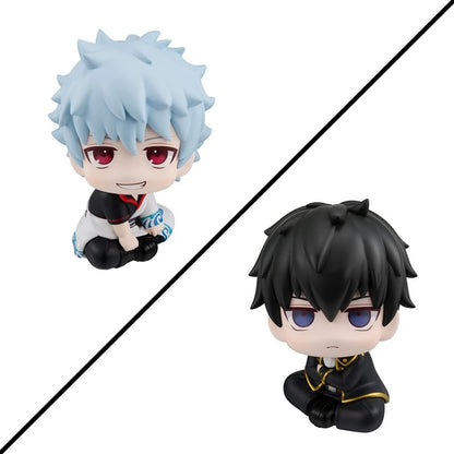 10cm Gintama Anime Figure Look Up Sakata Gintoki Action Figure Q Version Hijikata Toushirou Figurine PVC Collection Model Toys