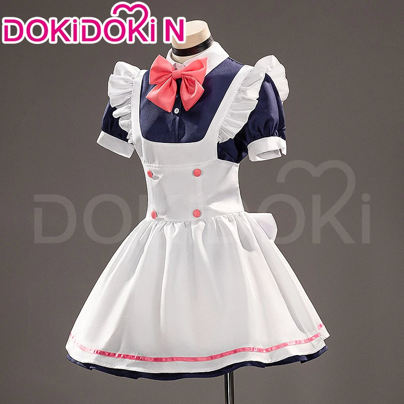 IN STOCK Ayase Momo Maid Cosplay Costume Anime Dandadan【XS-3XL】DokiDoki-N Women Maid Cute Dress DAN DA DA Momo Ayase Plus Size
