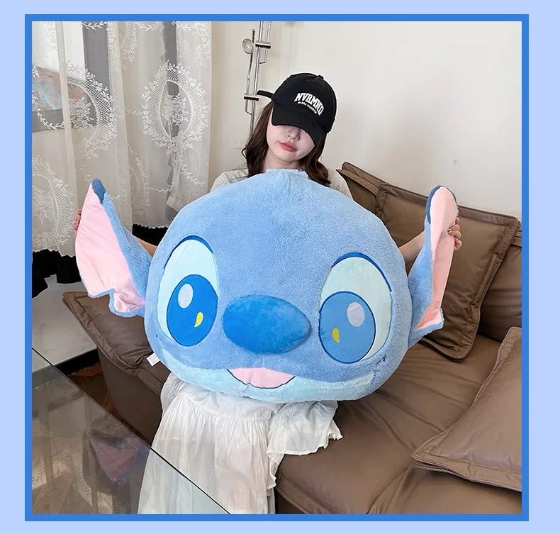 70x110cm Super Big Size Stitch Disney Anime Plush Stuffed Doll Kawaii Lotso Pillow Room Decoration Plushies Holiday Gift