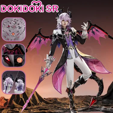 【First Batch in Dec.】Durin Cosplay Costume Genshin Impact【S-3XL】DokiDoki-R Nod-Krai Men Dragon Costume Tail Wings Plus Size
